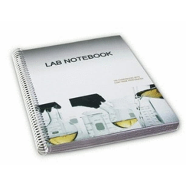 PreOwned Lab Notebook Spiral Bound 100 Carbonless Pages (Copy Page