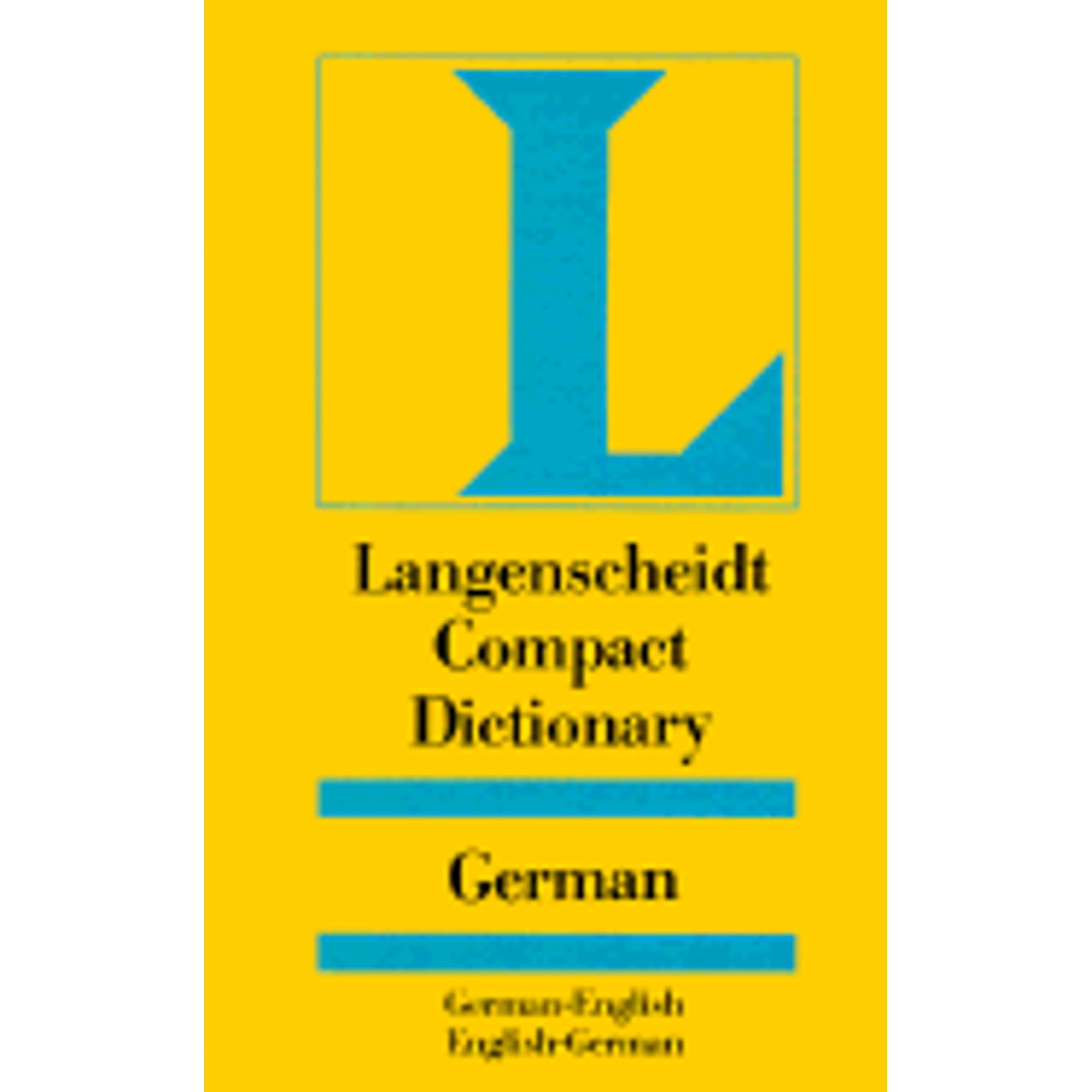 PreOwned Langenscheidt Compact Dictionary German/EnglishEnglish