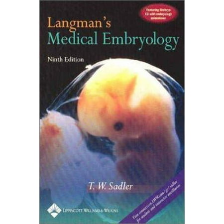 Langman's Medical Embryology with Simbryo CD-ROM, Ninth Edition [Paperback - Used]