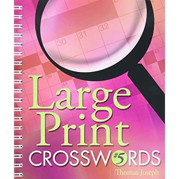 Pre-Owned Large Print Crosswords #5 (Unknown) 1402734026 9781402734021