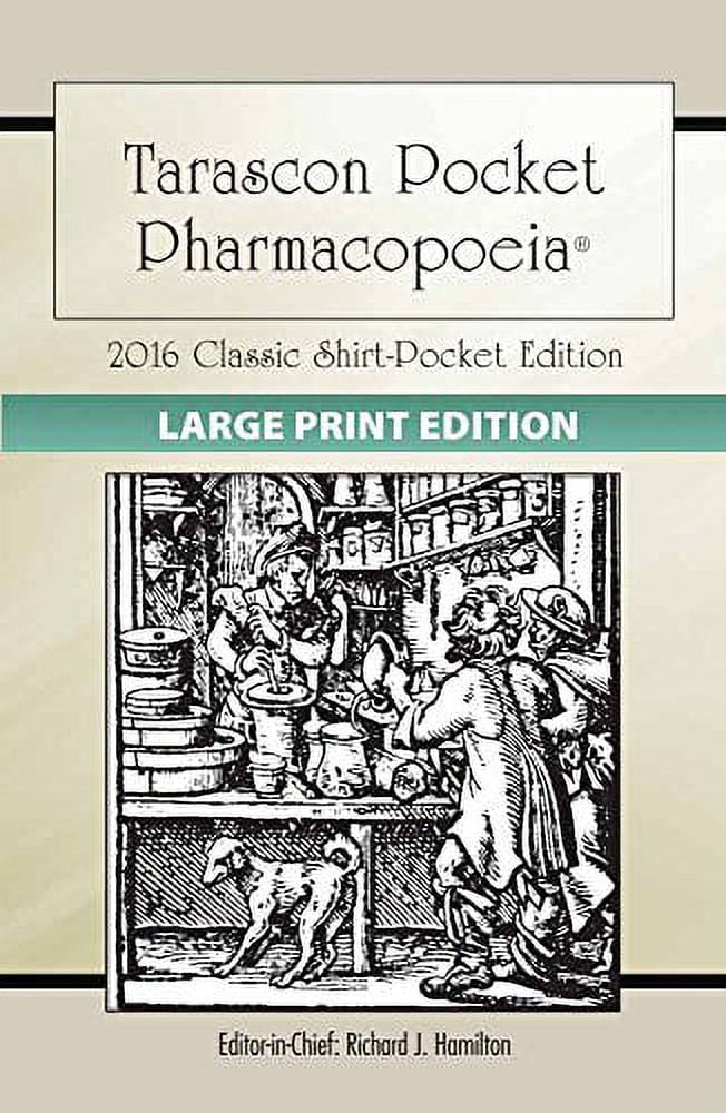 PreOwned Large Print Tarascon Pocket Pharmacopoeia 2016 Classic Shirt