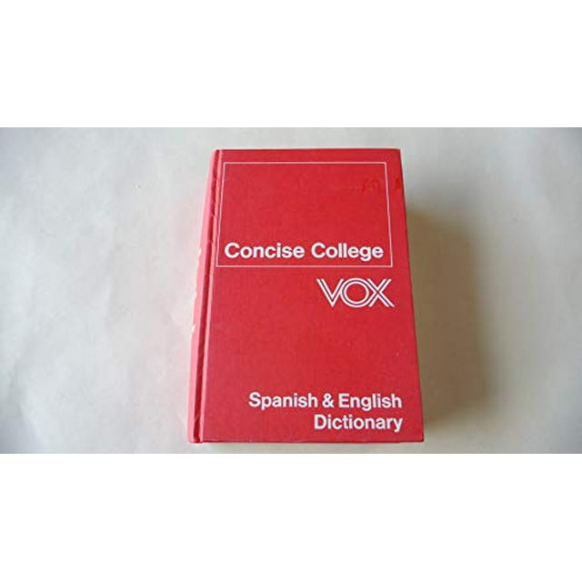 PreOwned LarousseVox Concise SpanishEnglish, EnglishSpanish