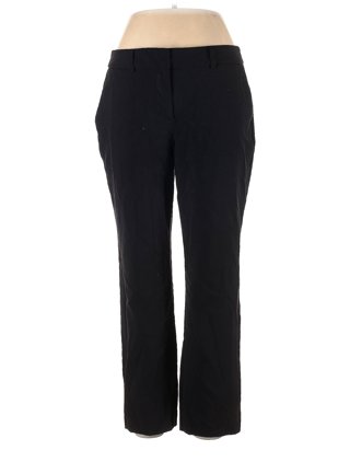 Buy the Larry Levine Women Dress Pants Black Size 12 L