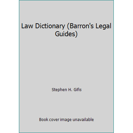 Law Dictionary, Used [Paperback]