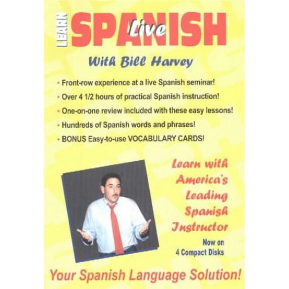 Pre-Owned Learn Spanish Live with Bill Harvey Paperback