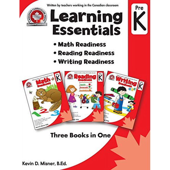 Learning Essentials Pre-K: Math, Reading, Writing, Paperback