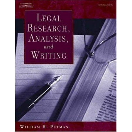 Pre-Owned Legal Research, Analysis, and Writing (Paperback) 0766854558 9780766854550