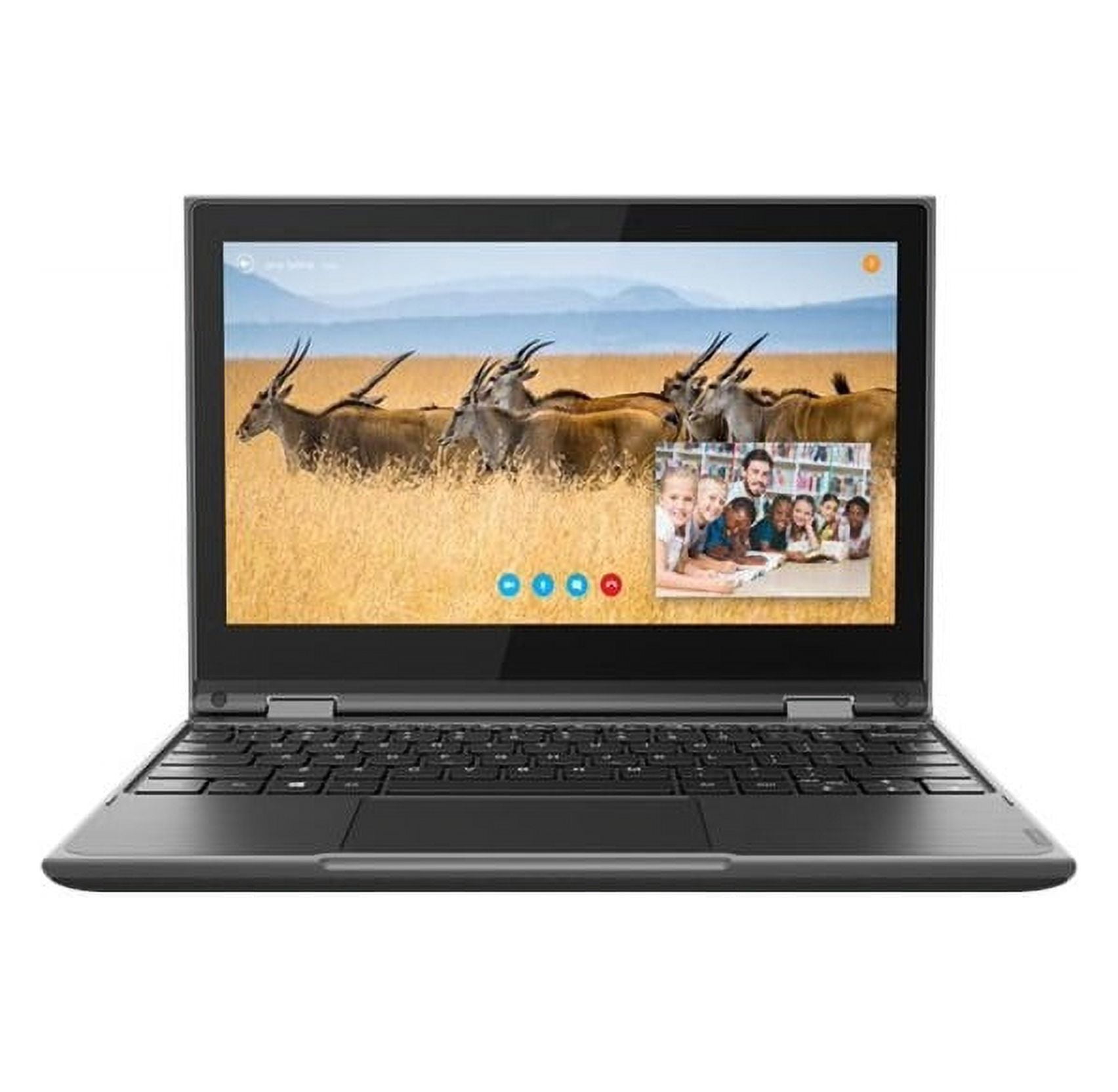 Restored Lenovo 300E 2Nd Gen 11.6" Laptop Intel Celeron 1.10 GHz 4 GB 64 GB W10P Touch (Refurbished)