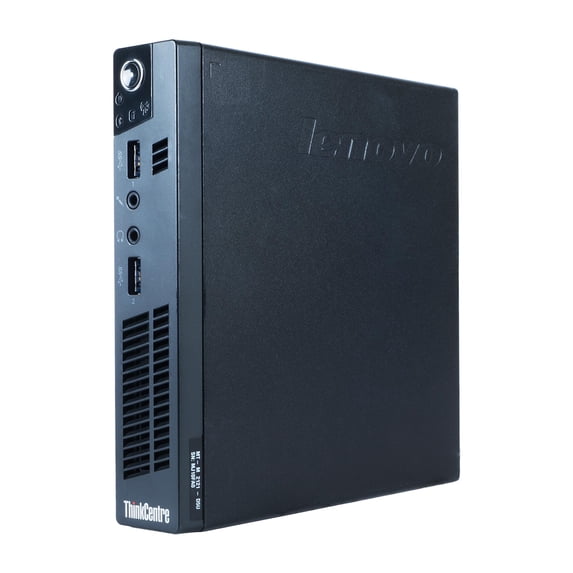 Pre-Owned Lenovo ThinkCentre M72E TINY PC, INTEL CORE I5-3470 3.2GHZ, 4G DDR3, 256G SSD, VGA, DP, BT, WIFI, Windows 10 Pro 64 Bit-Multi-Language(EN/ES/FR)