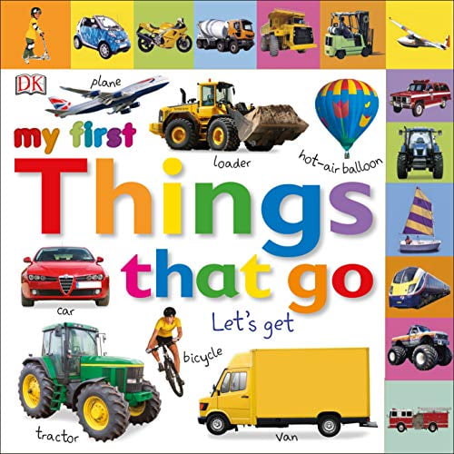 Pre-Owned Tabbed Board Books: My First Things That Go: Let's Get Moving! (Board book) 0756645026 9780756645021