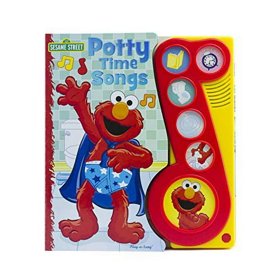 Pre-Owned Little Music Note 6 Button Elmo Potty Time Songs by Publications International Ltd. (Paperback), English
