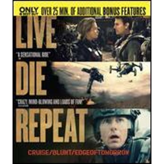 Pre-Owned Live Die Repeat: Edge of Tomorrow [Blu-ray] [Only @ Best Buy] (Blu-Ray 0883929446063) directed by Doug Liman