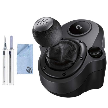 Restored Logitech Driving Force Shifter - USB for PS4 and Xbox One, 941-000130 (for PS4 and Xbox One) BOLT AXTION Bundle (Refurbished)
