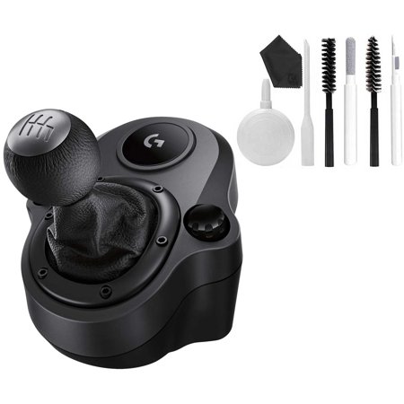 Pre-Owned Logitech Driving Force Shifter - USB for PS4 and Xbox One, 941-000130 (for PS4 and Xbox One) BOLT AXTION Bundle (Refurbished: Like New)