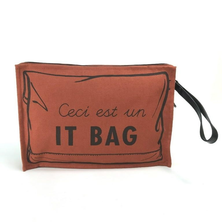 Dark orange clutch bag hotsell