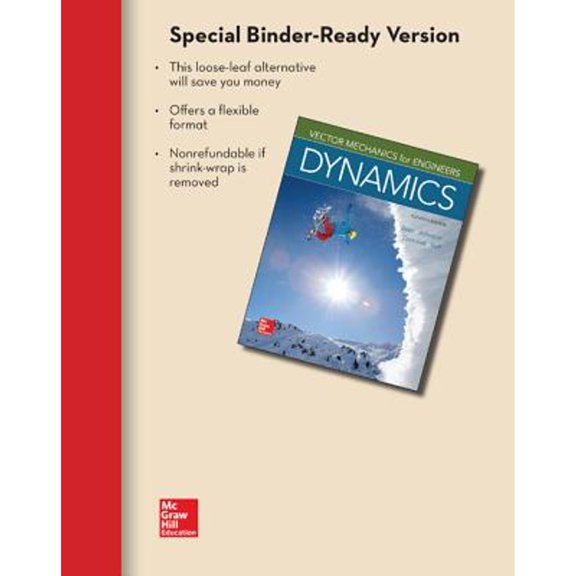 Pre-Owned Loose Leaf for Vector Mechanics for Engineers: Dynamics (Hardcover) by Ferdinand P Beer, E Russell Johnston, David Mazurek