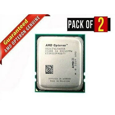 Pre-Owned Lot Of 2 Dell Opteron 2431 2.4GHz 6Core 6MB L3 Cache CPU Processors OS2431WJS6DGN