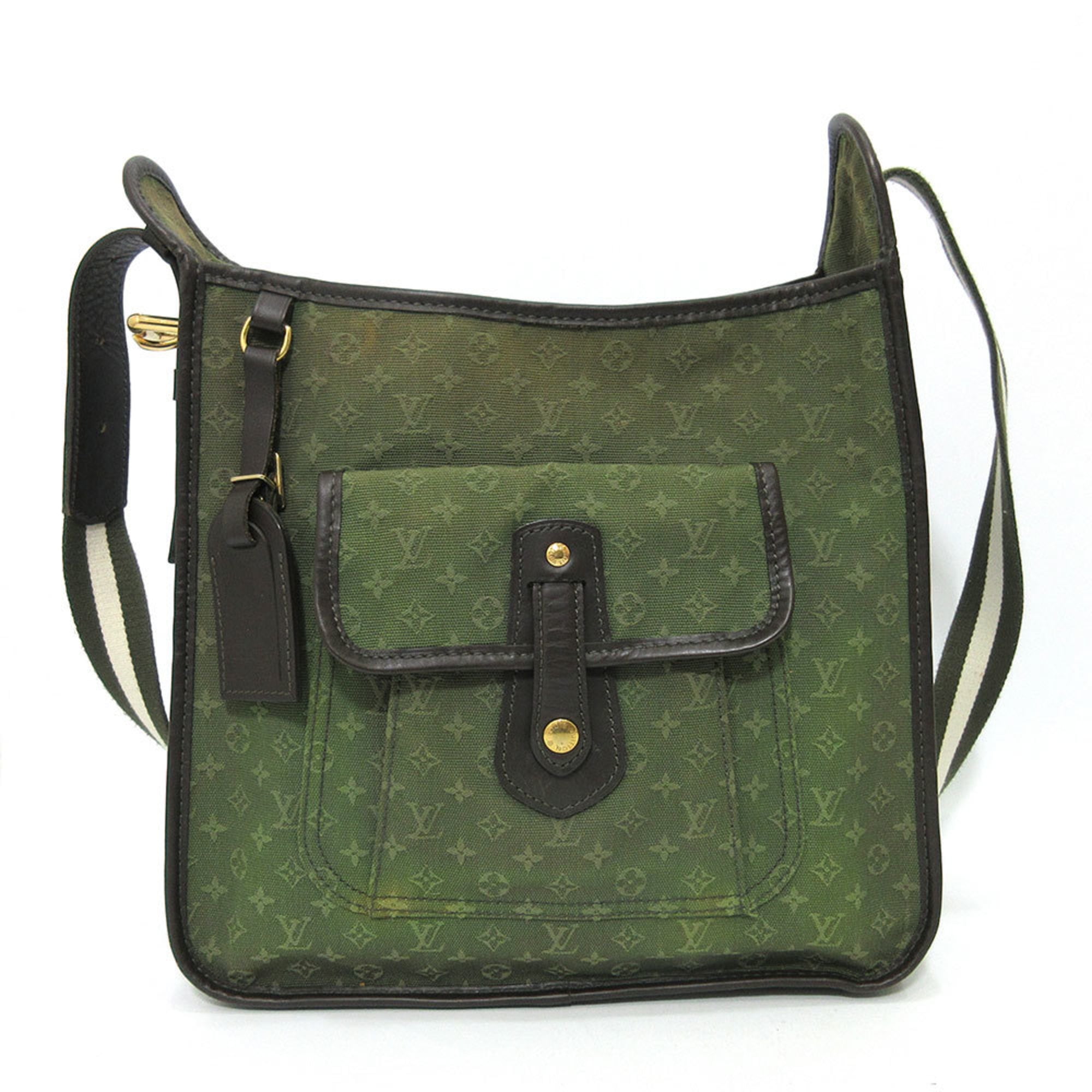 Louis vuitton green online shoulder bag