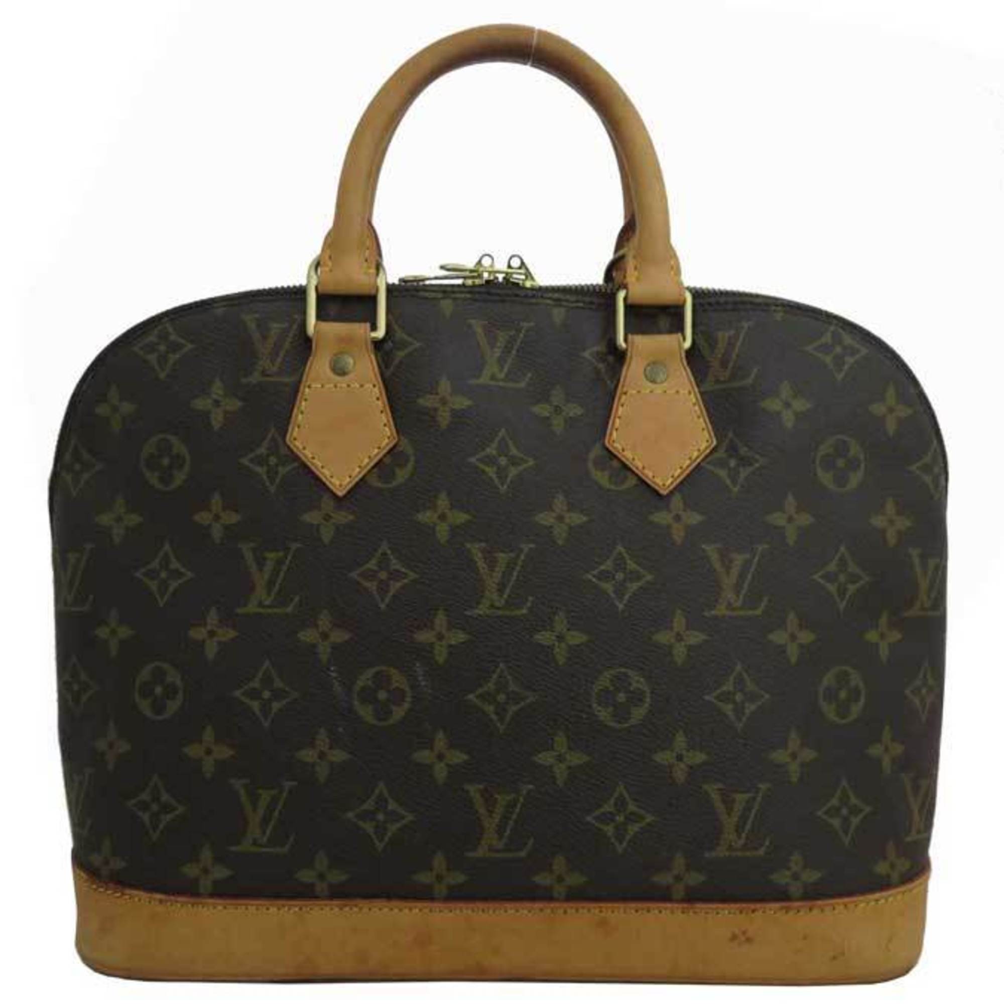 PreOwned Louis Vuitton Bag Monogram Alma PM Brown Canvas Handbag