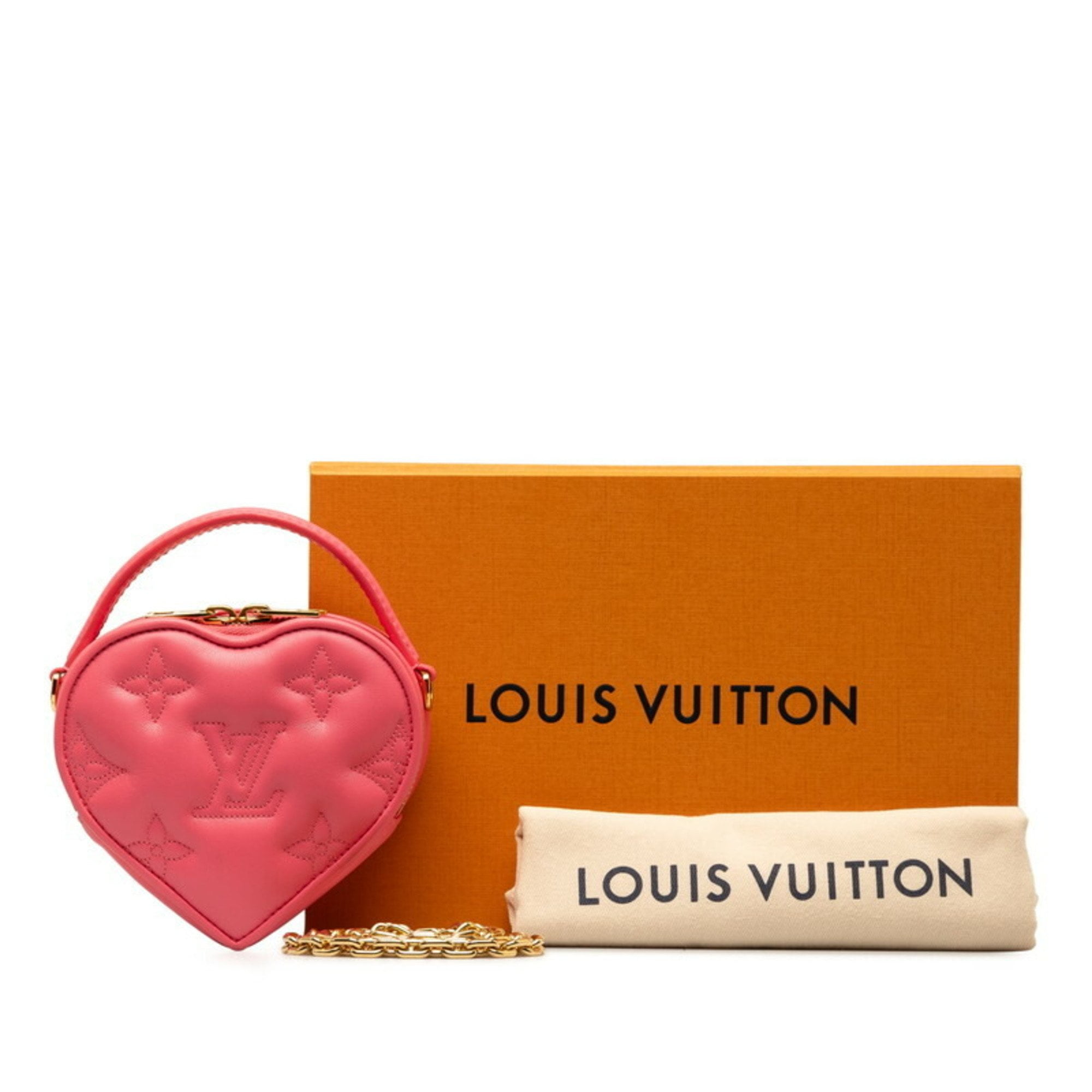 Pre-Owned Louis Vuitton Bubble Glam Pop My Heart Handbag Pre-Owned Louis Vuitton Bubble Glam Pop My Heart Handbag
