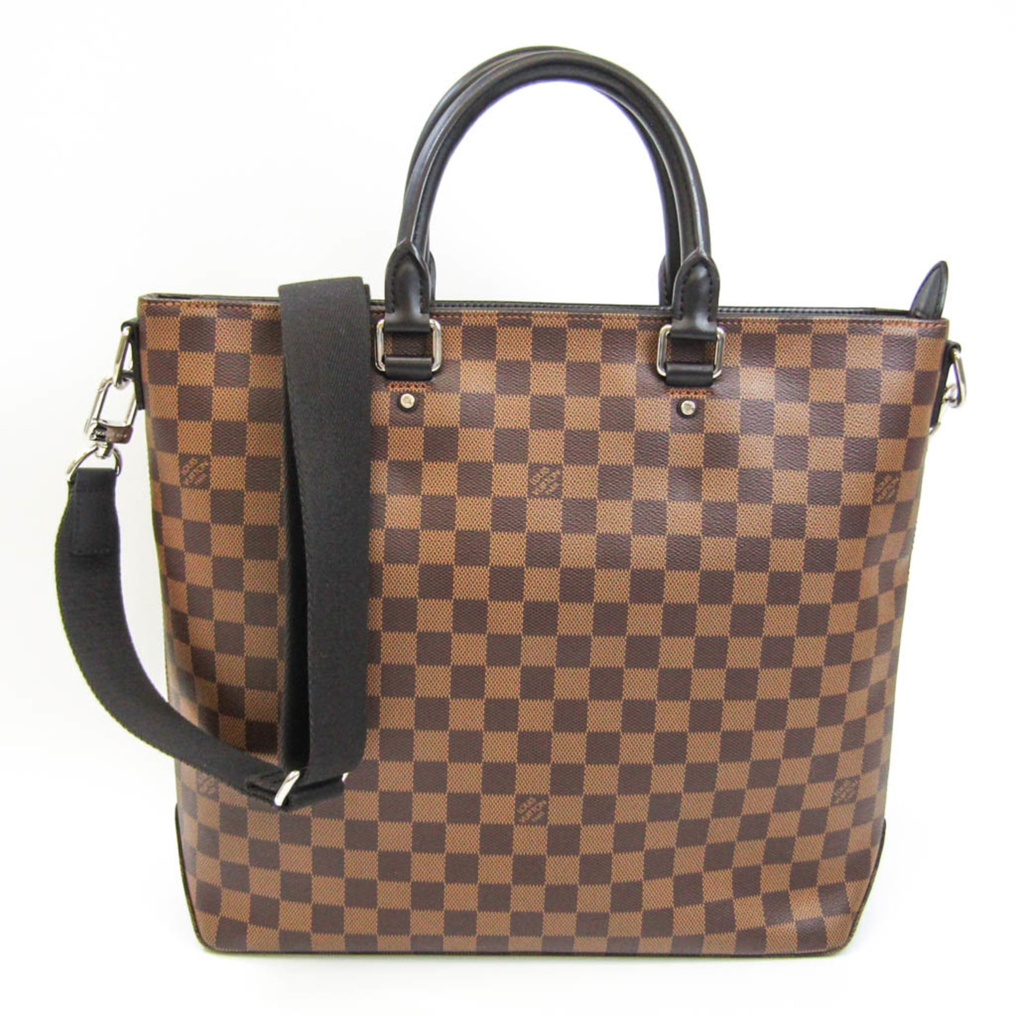 Pre Owned Louis Vuitton Damier Jake Tote N41559 Men Women Tote Bag Ebene Good