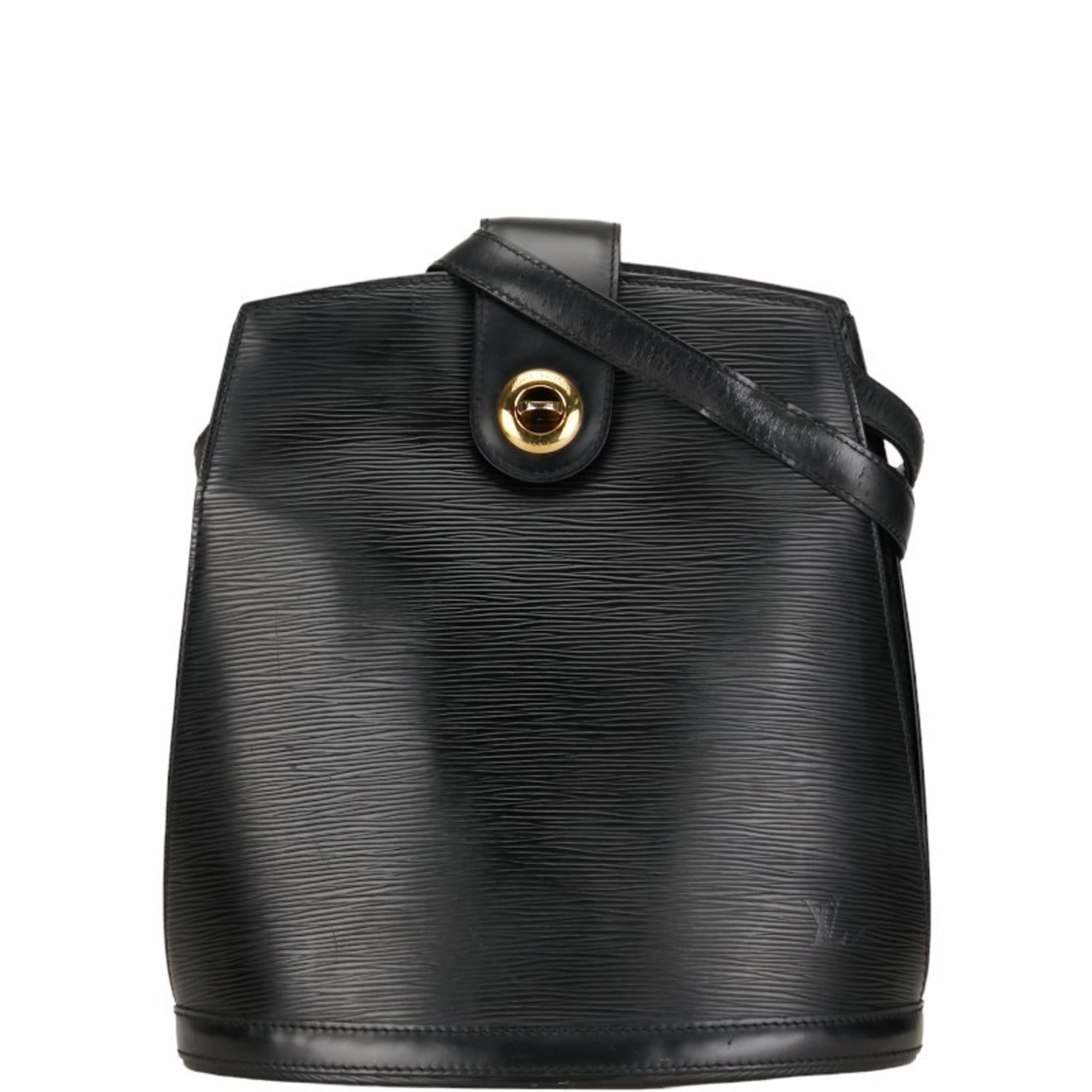 Pre-Owned Louis Vuitton Epi Cluny Bag M52252 Noir Black Leather 