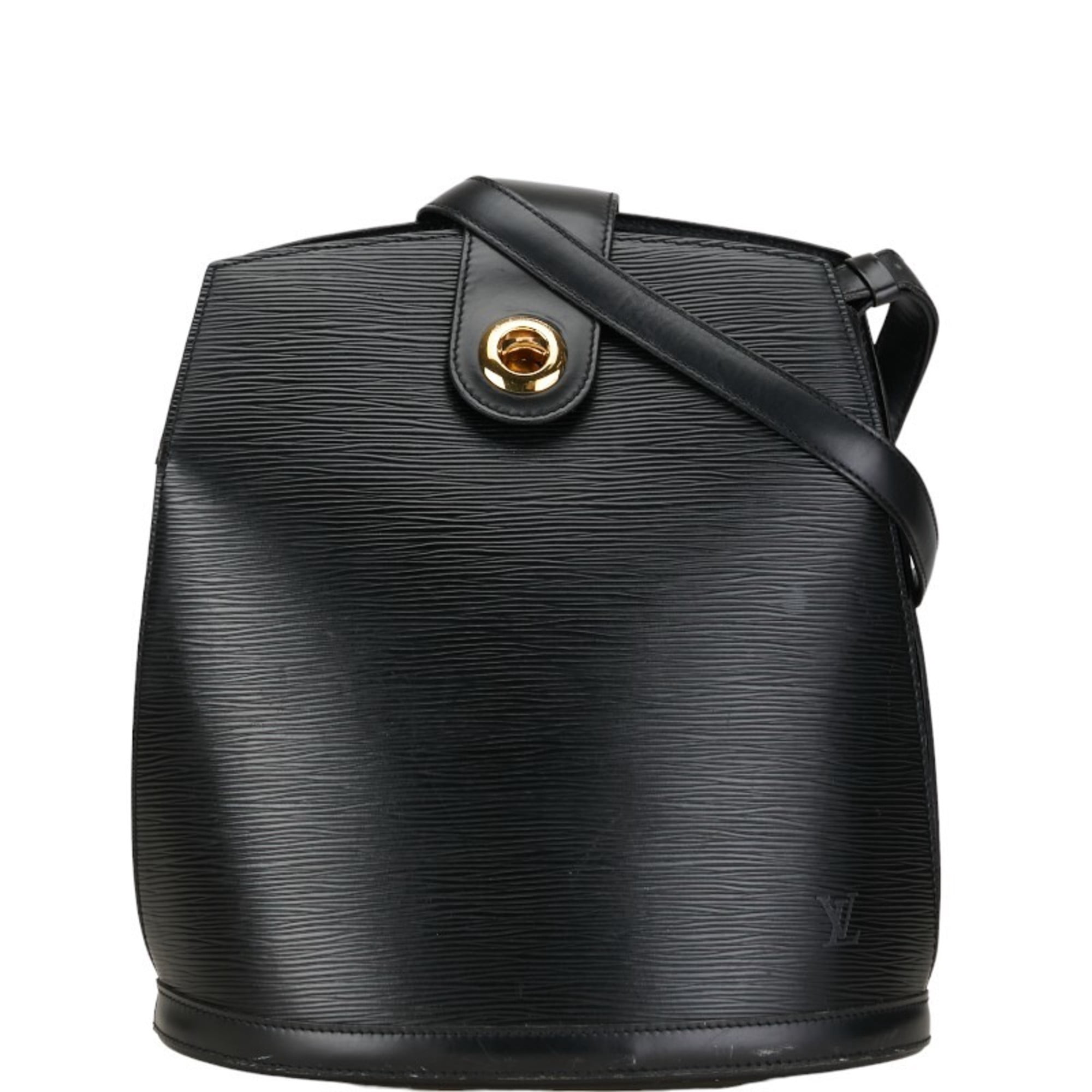 Pre-Owned Louis Vuitton Epi Cluny Shoulder Bag M52252 Noir Black 