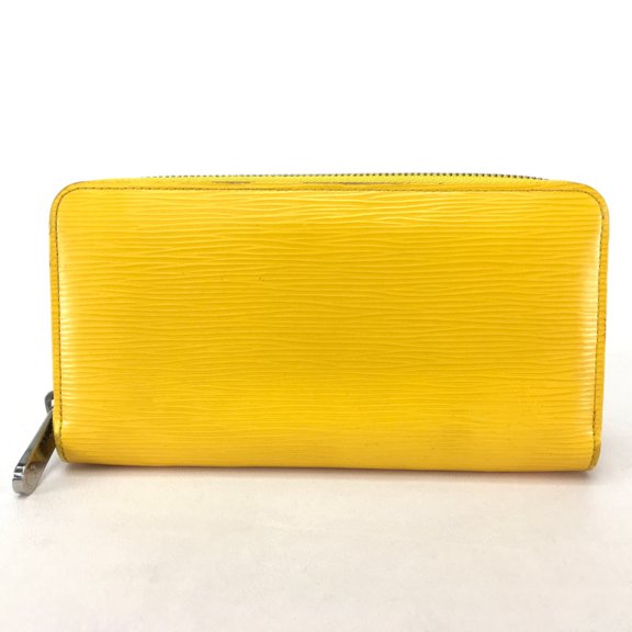 Pre-Owned Louis Vuitton Epi Zip Around Long Wallet Long Wallet citron (Good)