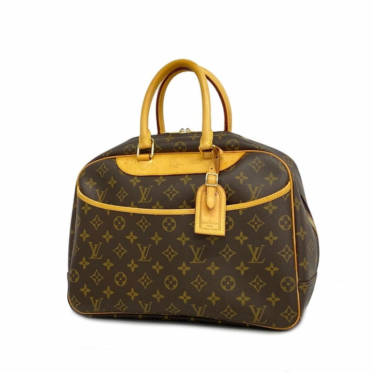Pre-Owned Louis Vuitton Handbag Monogram Deauville M47270 Brown 