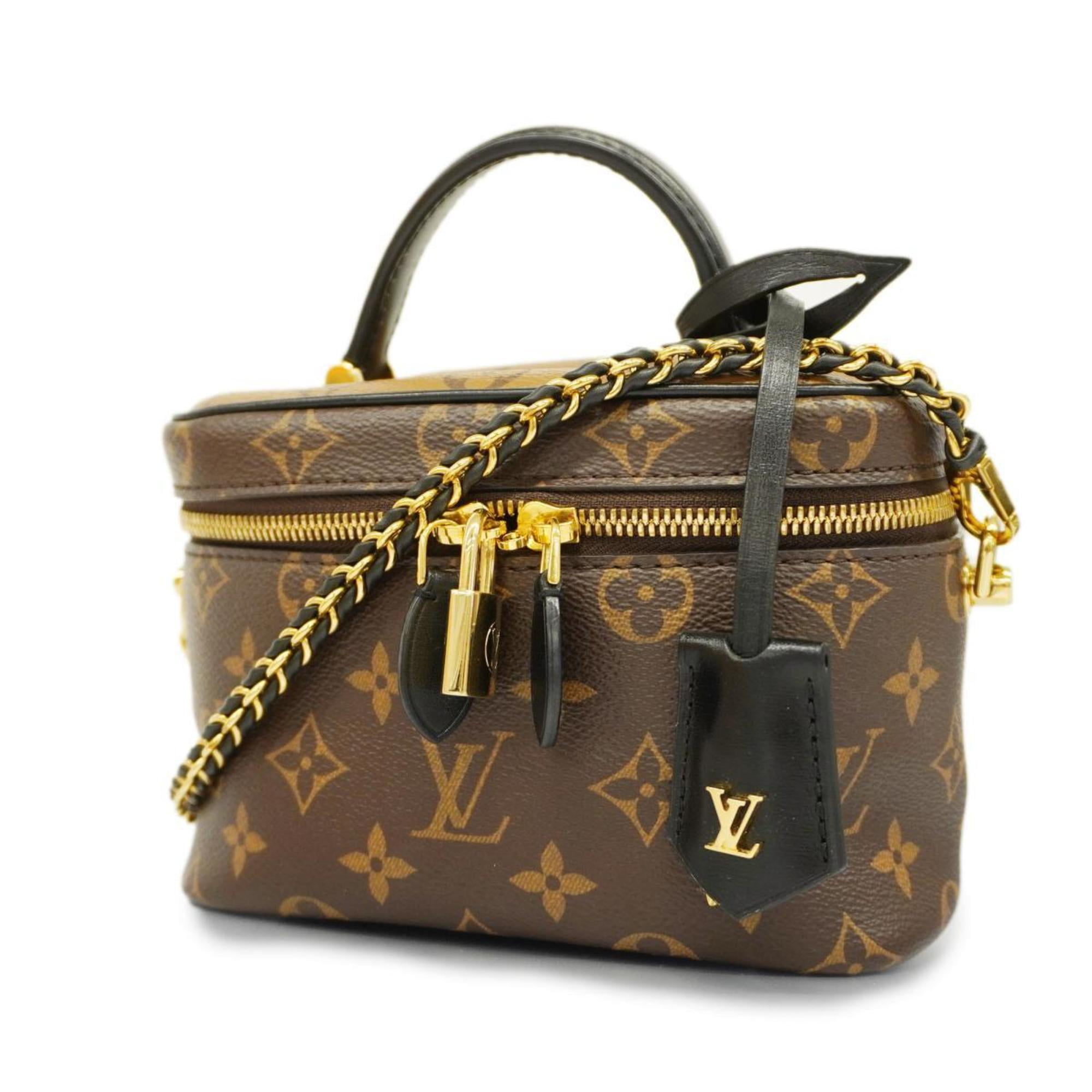 Pre-Owned Louis Vuitton Handbag Monogram Reverse Vanity NV PM 