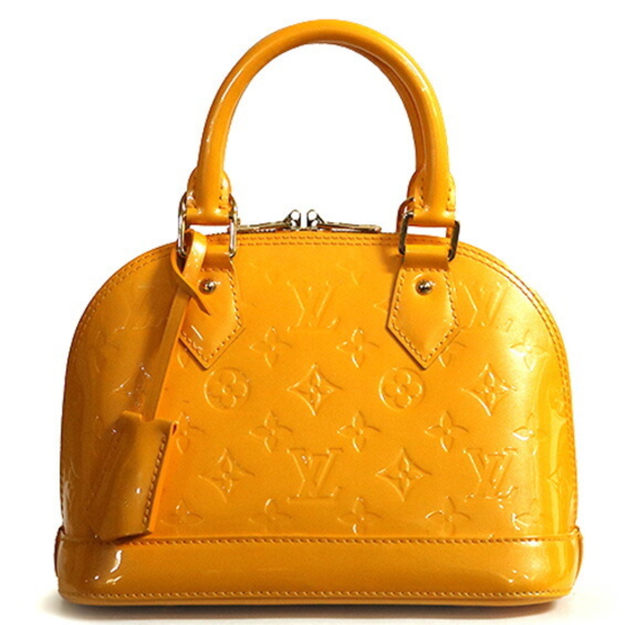 Pre Owned Louis Vuitton LOUIS VUITTON Alma BB Monogram Verni