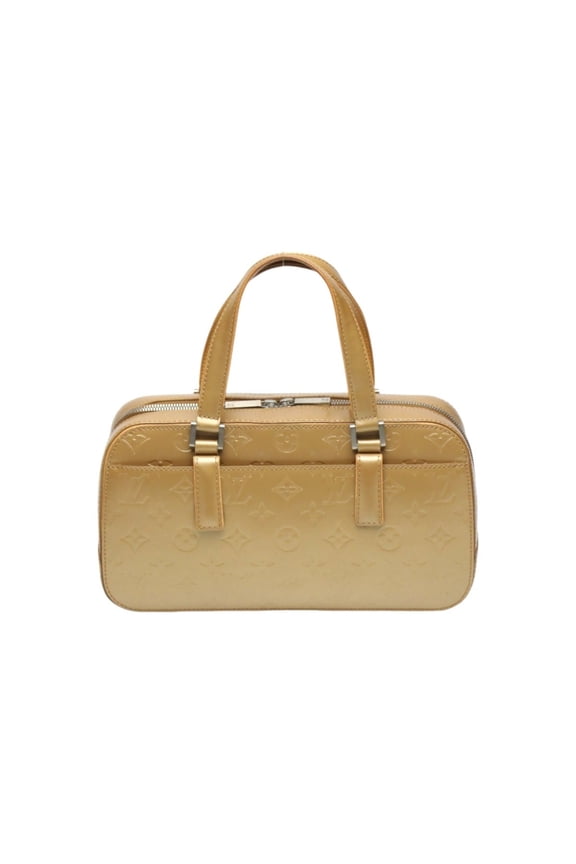 Pre-Owned Louis Vuitton LOUIS VUITTON Handbag Monogram Matte Shelton M55177 Gold LV (Good)