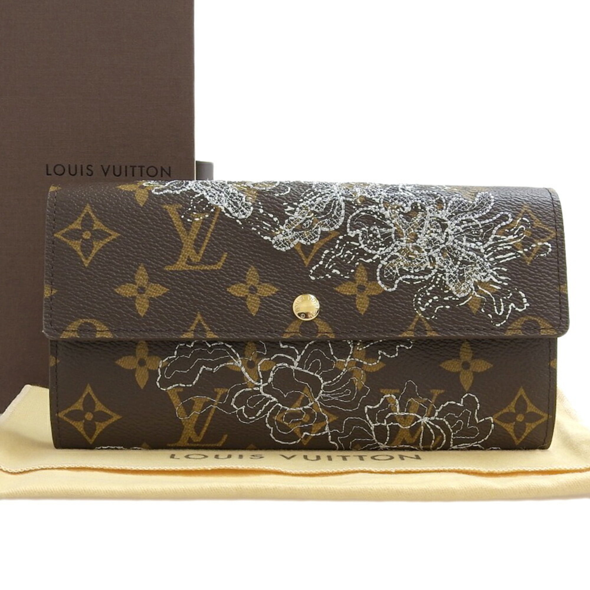 Louis Vuitton Monogram Sarah Long Wallet offers Brown