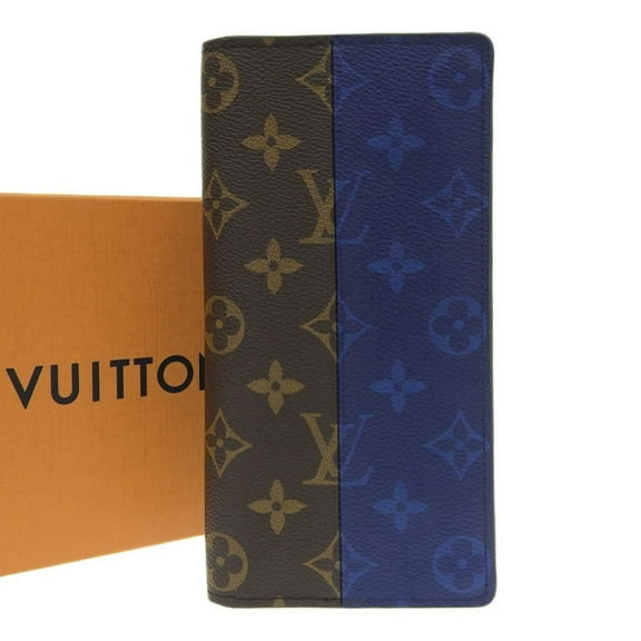 Pre-Owned Louis Vuitton LOUIS VUITTON Monogram Split Portefeuille Brother M63026 Folio Long Wallet (Like New)