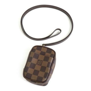 Pre-Owned Louis Vuitton LOUIS VUITTON Pouch Pochette Damier Etuy Okapi PM Canvas Ebene Unisex N61738 (Good)