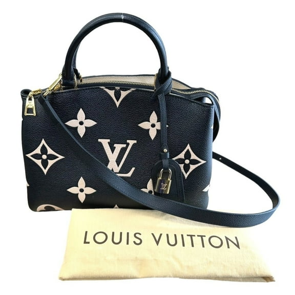 Pre-Owned Louis Vuitton LOUIS VUITTON Shoulder Bag Empreinte Petit Palais PM Monogram M58913 Black LV (Good)