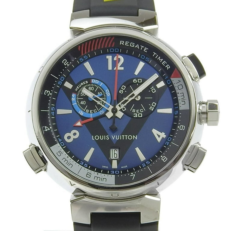 Pre-Owned Louis Vuitton LOUIS VUITTON Tambour Regatta Navy Men's