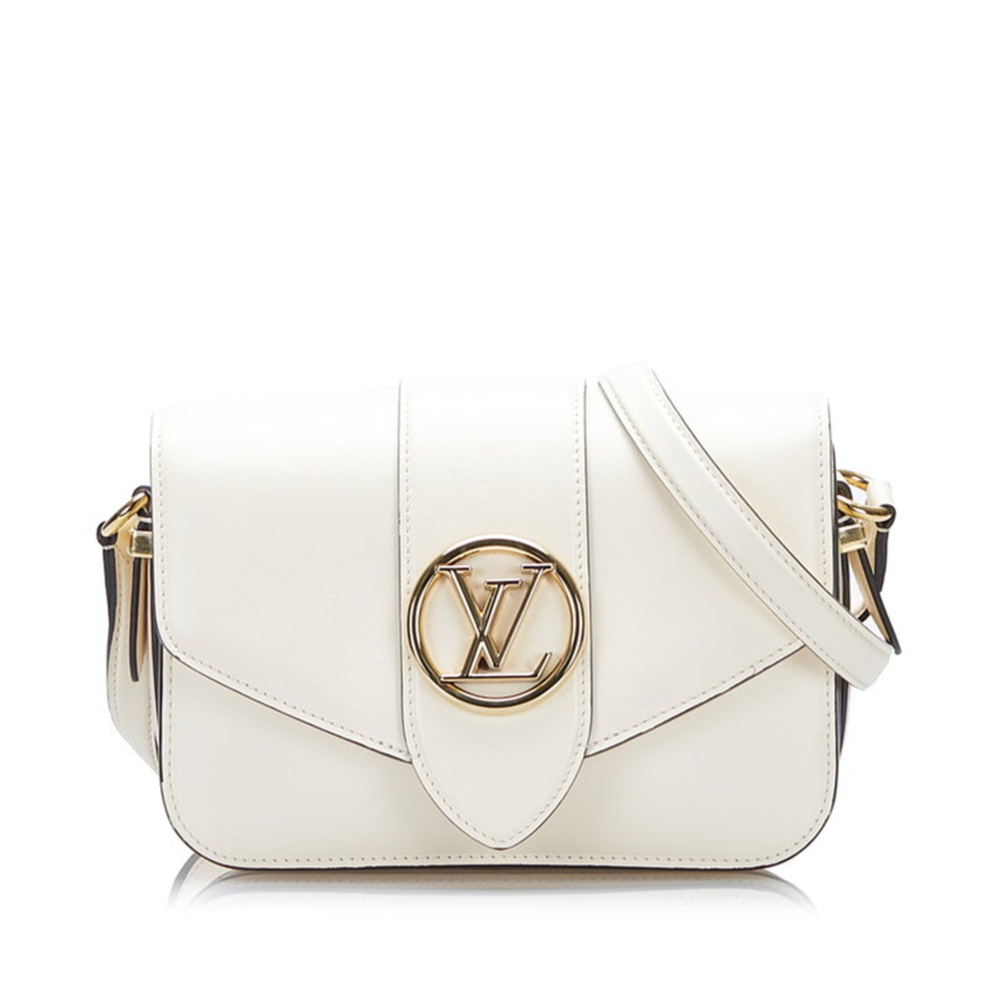 Pre-Owned Louis Vuitton LV Pont Neuf Shoulder Bag M55950 Crème 