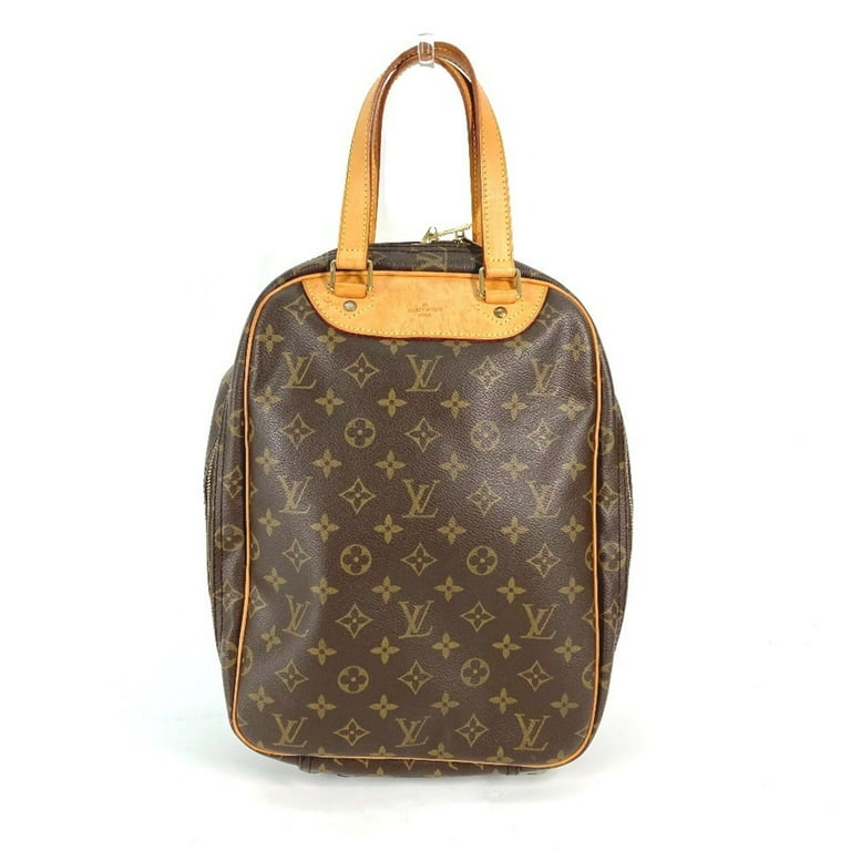 Pre Owned Louis Vuitton M41450 Monogram shoe bag bag Hand Bag Brown Good Walmart