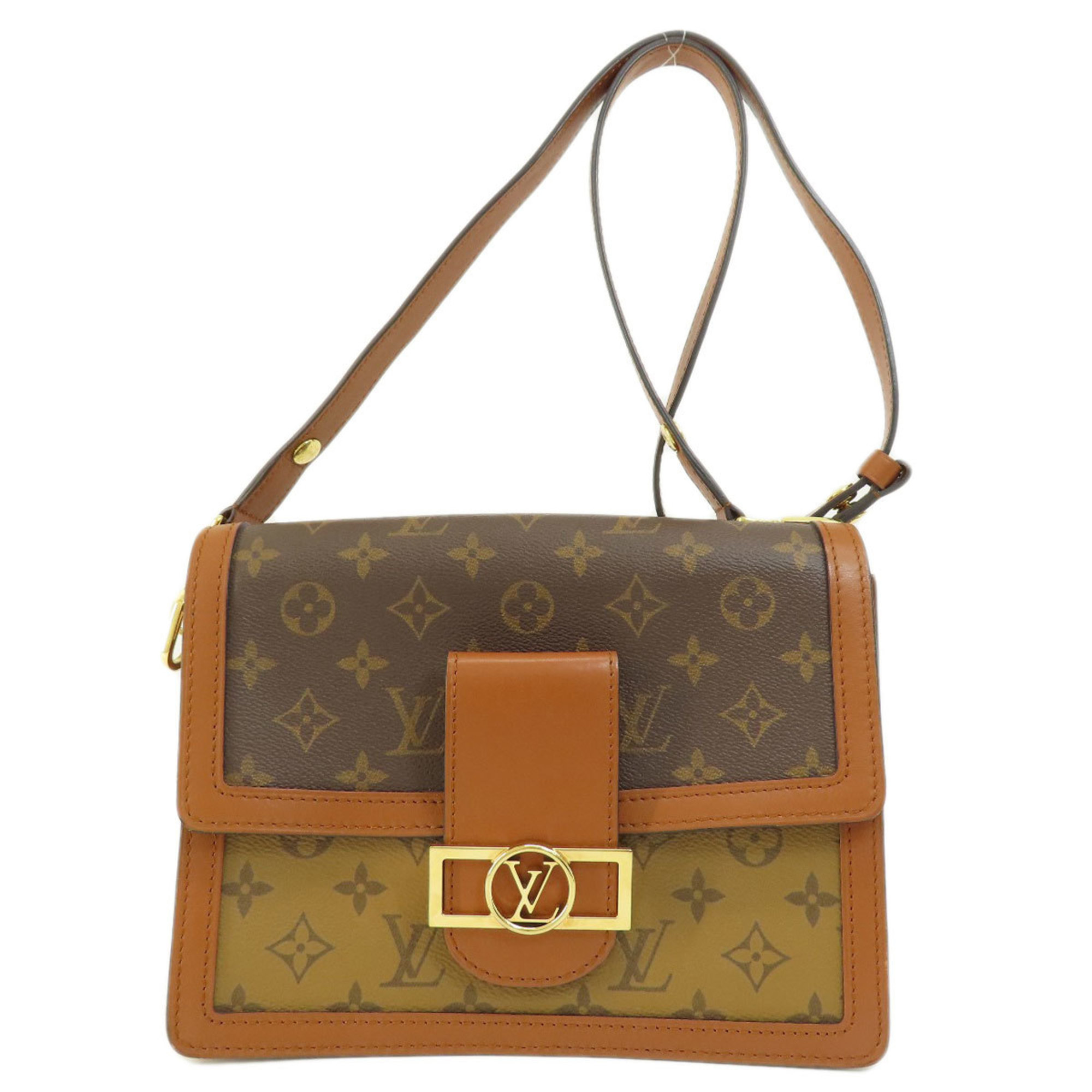 Pre-Owned Louis Vuitton M44391 Dauphine MM Shoulder Bag Monogram 