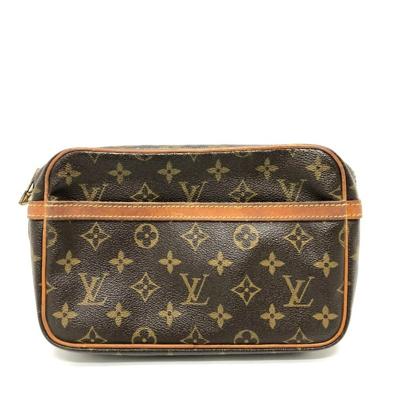 Pre Owned Louis Vuitton M51847 Clutch bag Cluch Bag Brown GoldHardware Fair Walmart