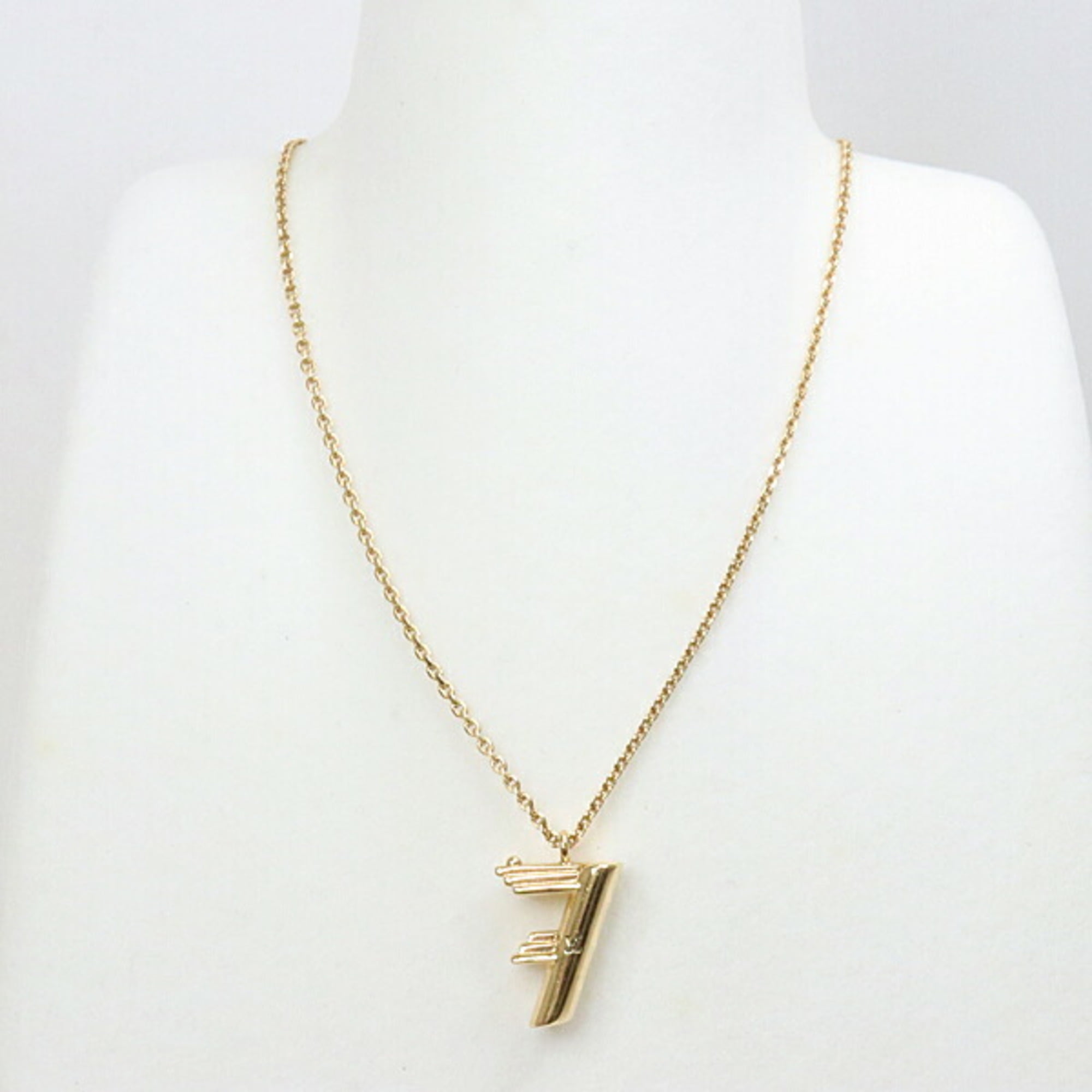 Pre-Owned CHANEL Necklace Coco Mark Colored Stone Silver x