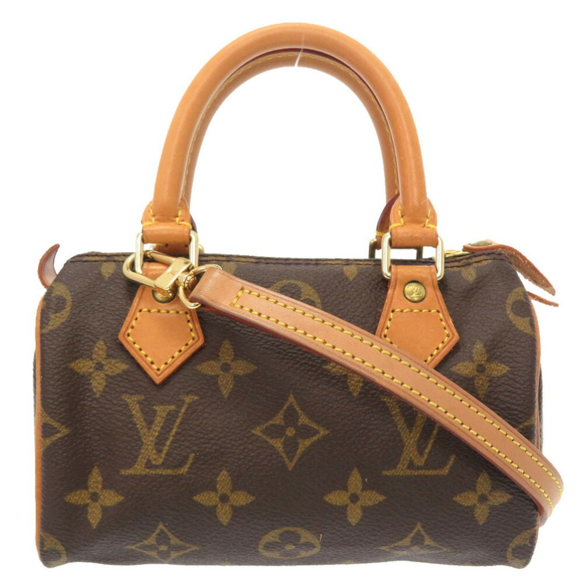 Pre-Owned Louis Vuitton Monogram Mini Speedy M41534 Handbag 0363 