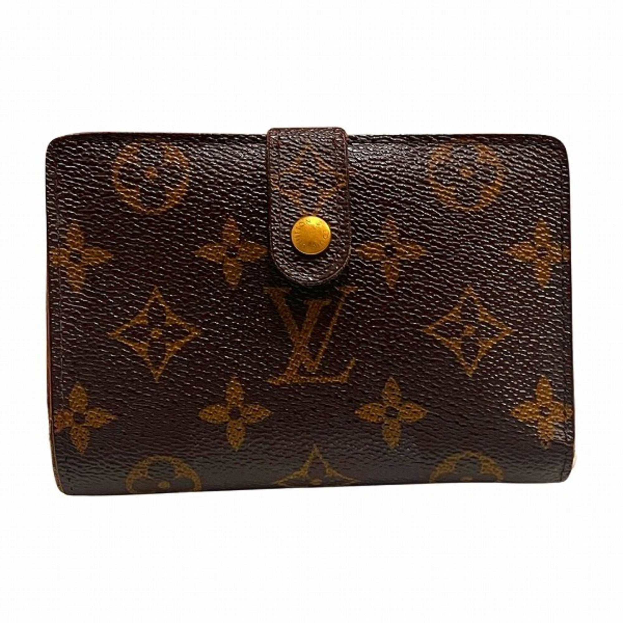 Pre-Owned Louis Vuitton Monogram Portomone Viennese M61663 Clasp 