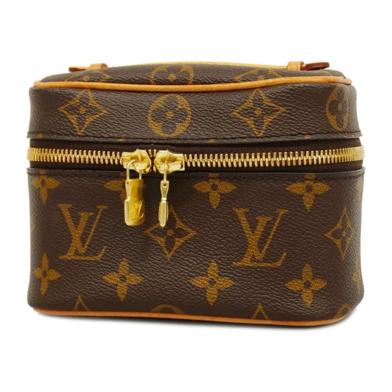 Pre-Owned Louis Vuitton Pouch Monogram Nice Nano M44936 Brown 