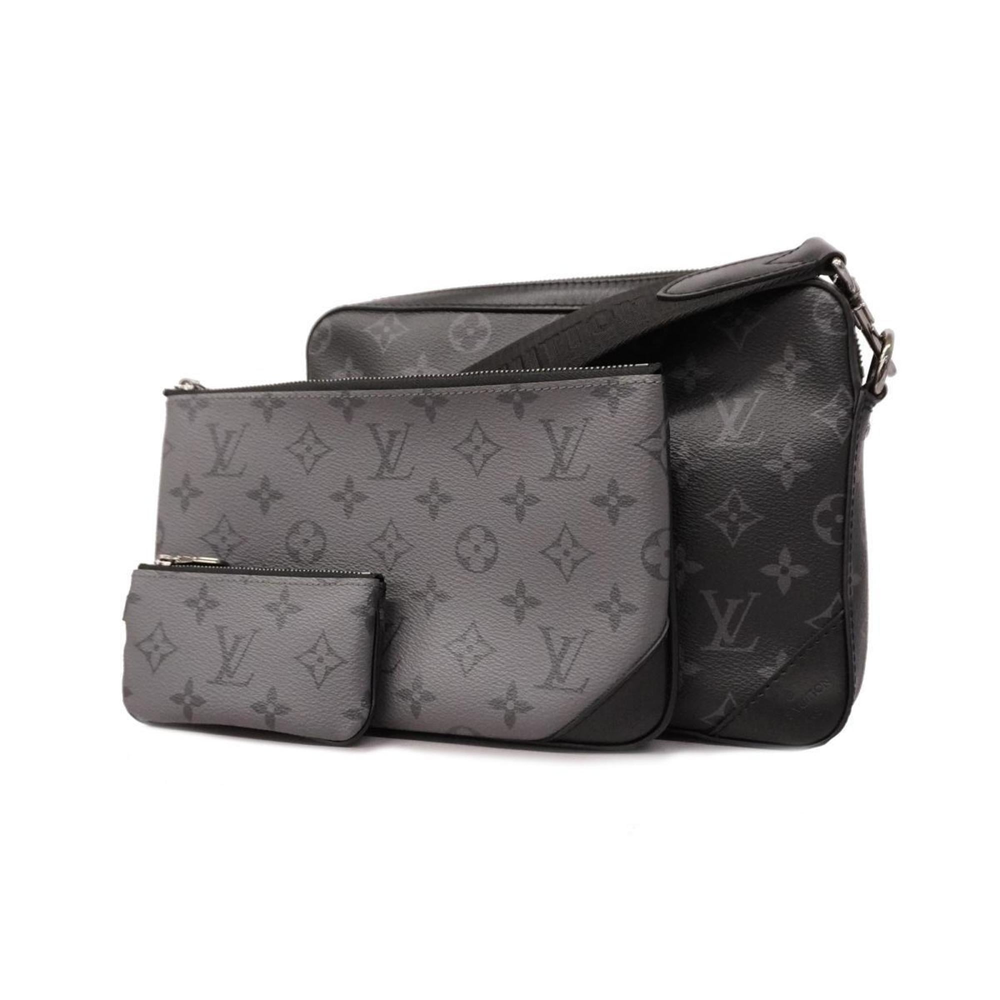 Pre-Owned Louis Vuitton Shoulder Bag Monogram Eclipse Reverse Trio 