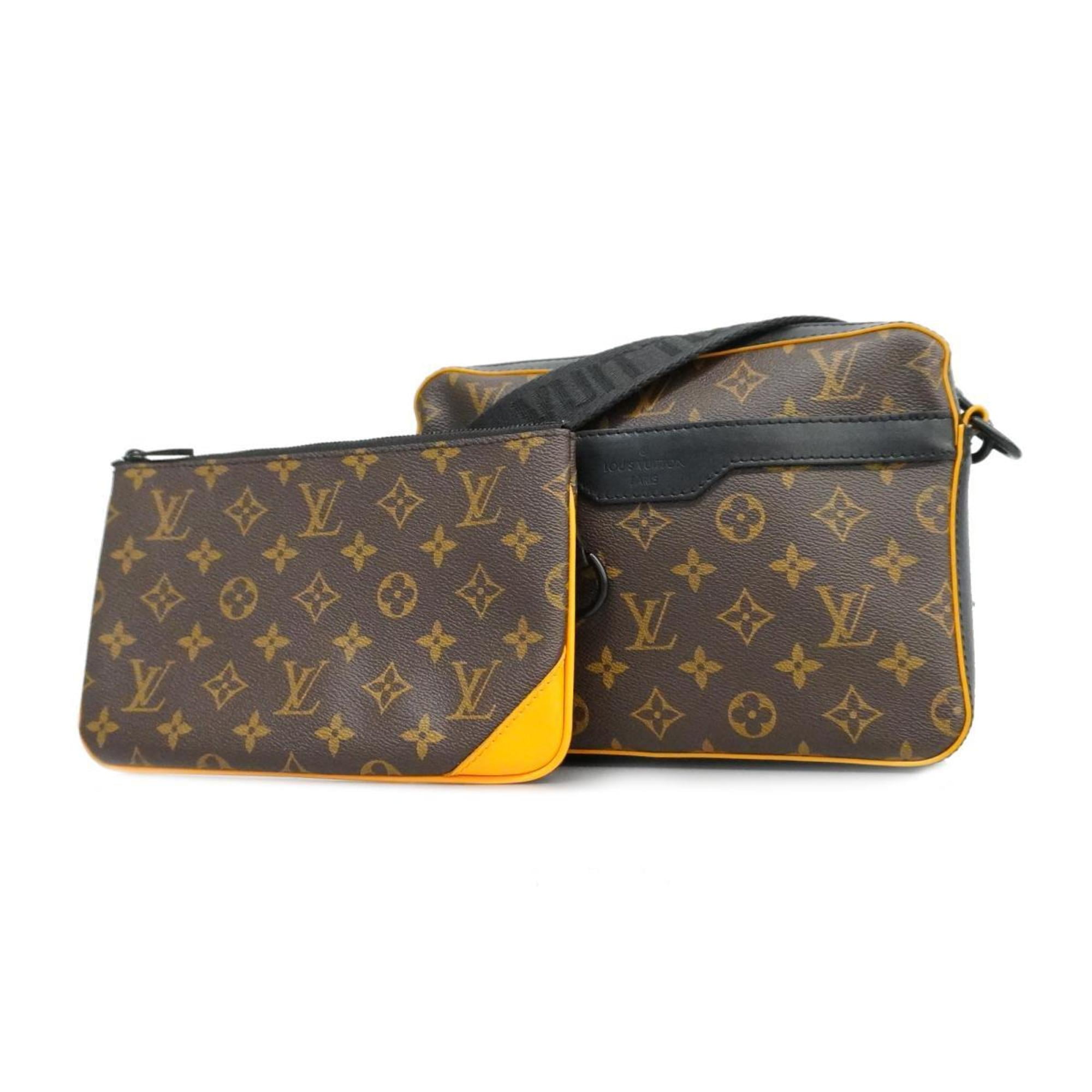 Pre-Owned Louis Vuitton Shoulder Bag Monogram Macassar Trio M46694  