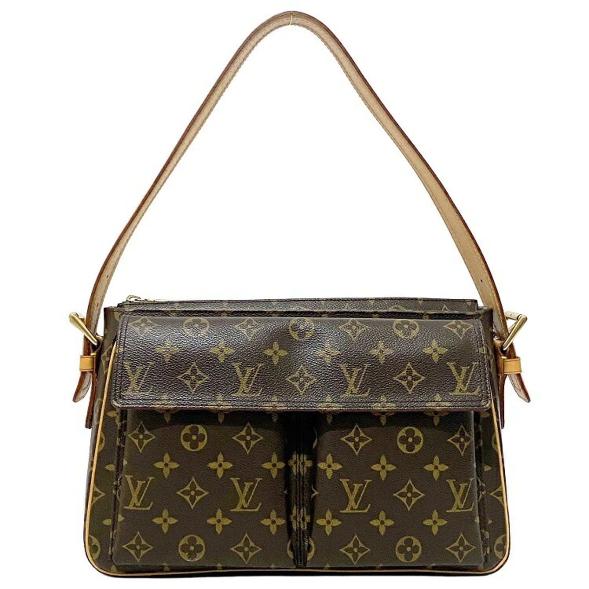Pre-Owned Louis Vuitton Vibasite GM Brown Monogram M51163 Canvas  