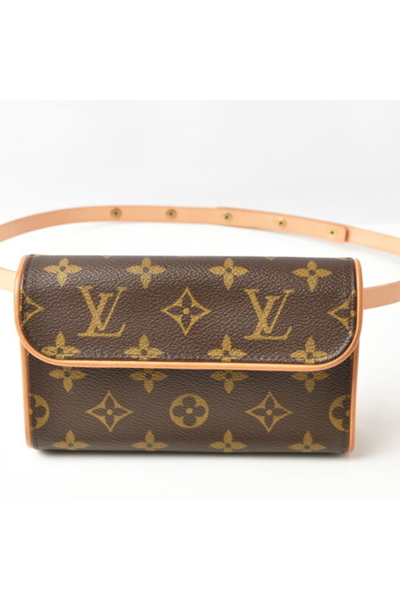 Pre-Owned Louis Vuitton Waist Bag/Pouch/Pochette/LOUIS VUITTON Pochette Florentine Belt XS Size Set (sold separately) M51855 Monogram (Good)