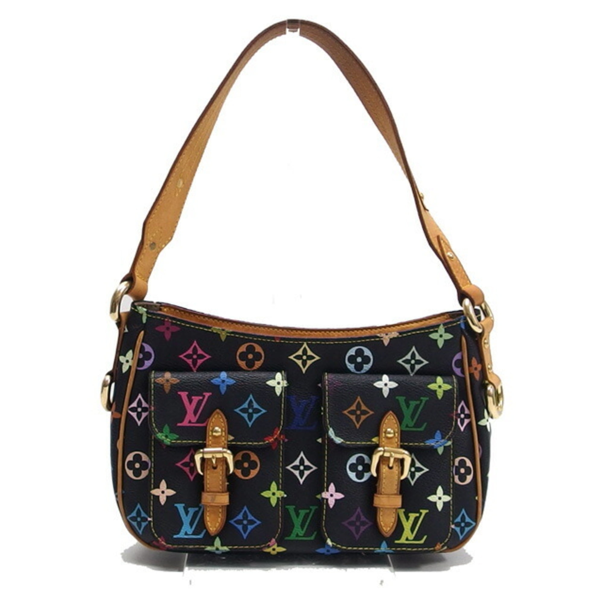 Pre Owned Louis Vuitton monogram multicolor Lodge PM one shoulder